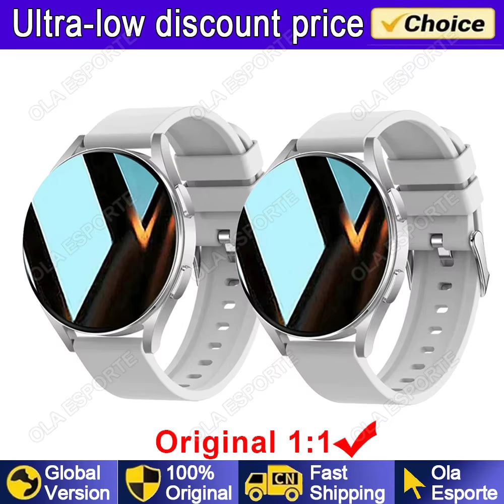 New for Samsung Watch 6 Galaxy Smart Watch 2024 BT Call Smartwatch Fitness Tracker Heart Rate Blood Oxygen Sleep Monitor Watches