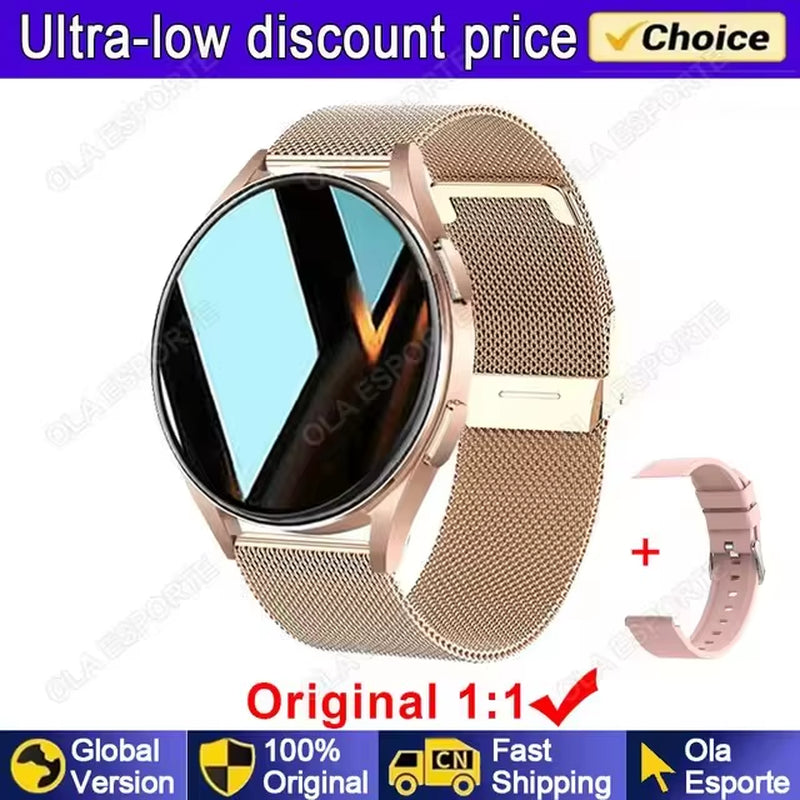 Watch 6 Business Smartwatch Men 1.32 Inch 128*160 Bluetooth Call Health Monitoring Alarm Clock Fashion Watch Women Multifunction