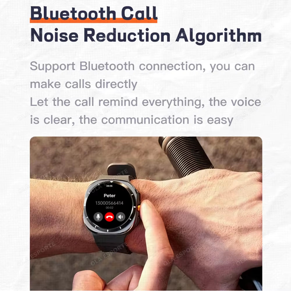 2025 New Watch 7 Ultra Smart Watch Men 1.52'' HD Display Sports Smartwatch GPS NFC Blood Oxygen Smartwatch Man Women for Android