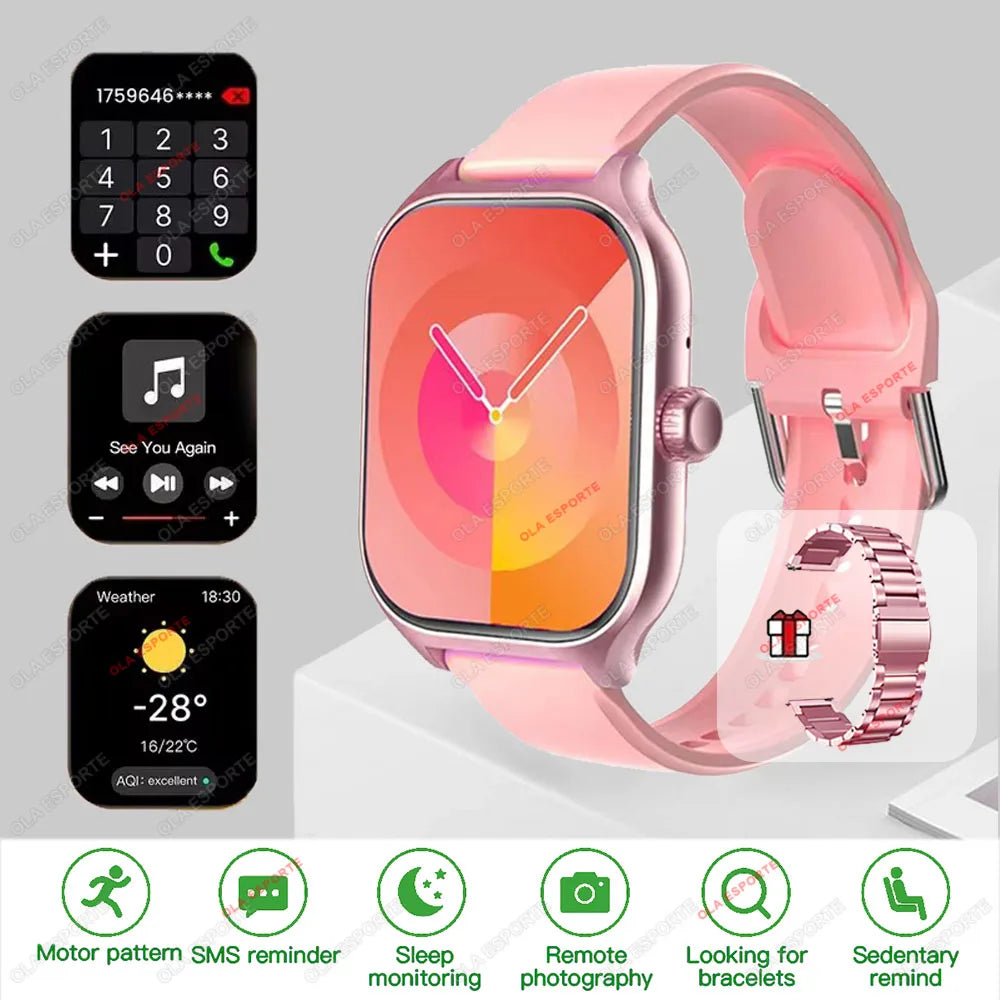 Smart Watch GTS Men Women 1.83 Full Touch Screen Sports Fitness Watch Bluetooth Call Android Phone Digital Multidial Smartwatch