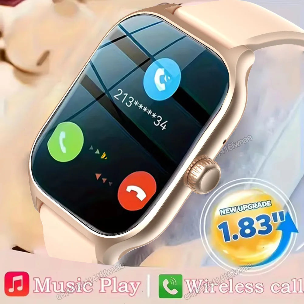 Smart Watch GTS Men Women 1.83 Full Touch Screen Sports Fitness Watch Bluetooth Call Android Phone Digital Multidial Smartwatch