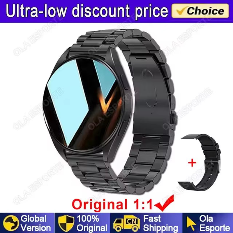 Watch 6 Business Smartwatch Men 1.32 Inch 128*160 Bluetooth Call Health Monitoring Alarm Clock Fashion Watch Women Multifunction