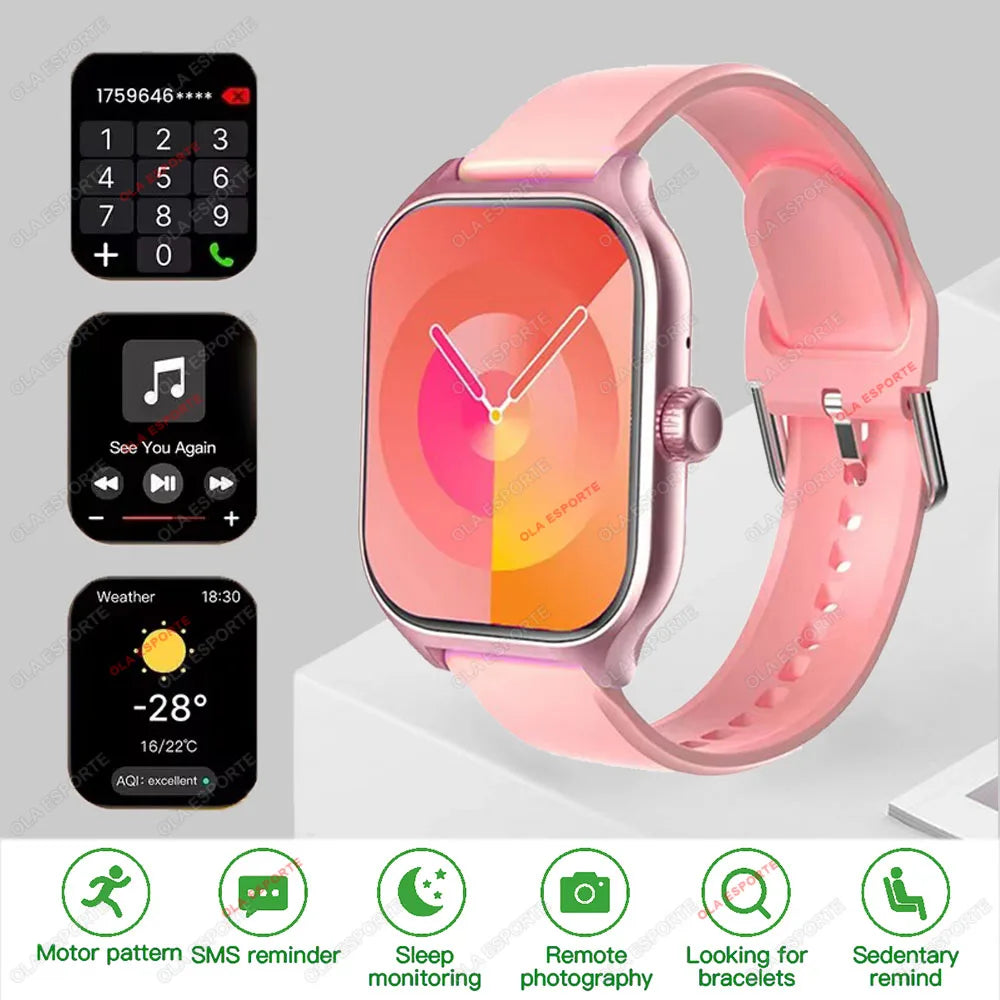 Smart Watch GTS Men Women 1.83 Full Touch Screen Sports Fitness Watch Bluetooth Call Android Phone Digital Multidial Smartwatch