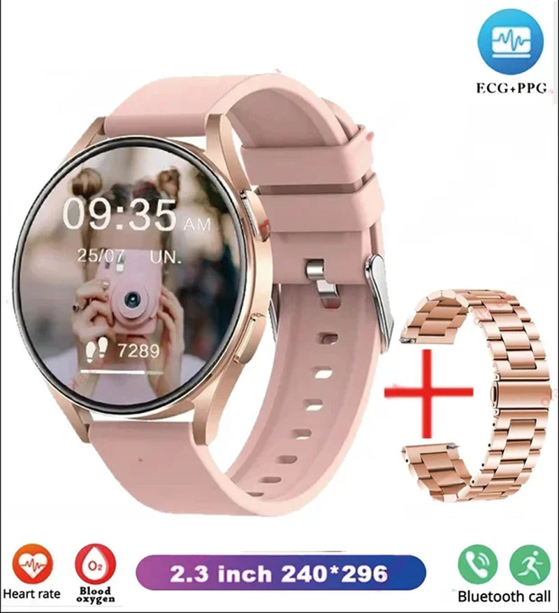 New Bluetooth Call Smart Watch Women Custom Dial Steel Watches Men Sports Fitness Tracker Heart Rate Smartwatch for Android IOS