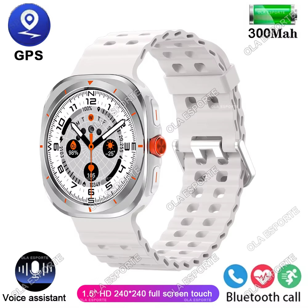 2025 New Watch 7 Ultra Smart Watch Men 1.52'' HD Display Sports Smartwatch GPS NFC Blood Oxygen Smartwatch Man Women for Android