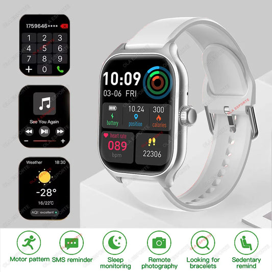 Smart Watch GTS Men Women 1.83 Full Touch Screen Sports Fitness Watch Bluetooth Call Android Phone Digital Multidial Smartwatch