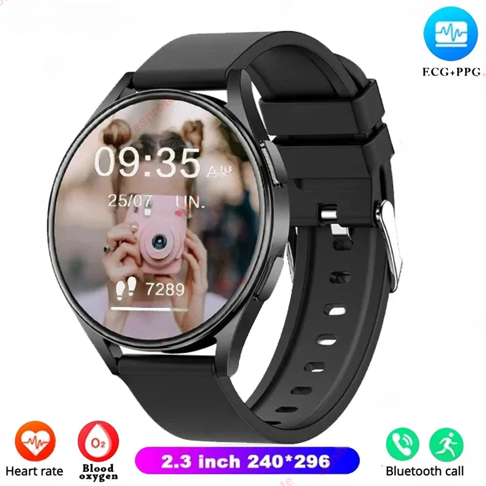 New Bluetooth Call Smart Watch Women Custom Dial Steel Watches Men Sports Fitness Tracker Heart Rate Smartwatch for Android IOS