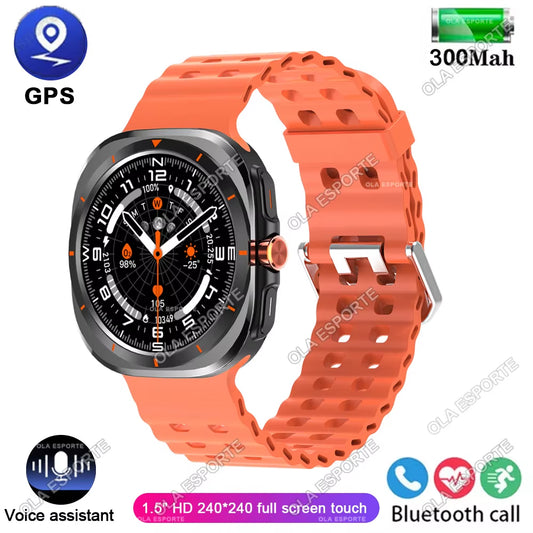 2025 New Watch 7 Ultra Smart Watch Men 1.52'' HD Display Sports Smartwatch GPS NFC Blood Oxygen Smartwatch Man Women for Android