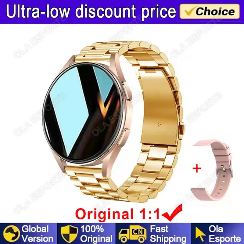 Watch 6 Business Smartwatch Men 1.32 Inch 128*160 Bluetooth Call Health Monitoring Alarm Clock Fashion Watch Women Multifunction