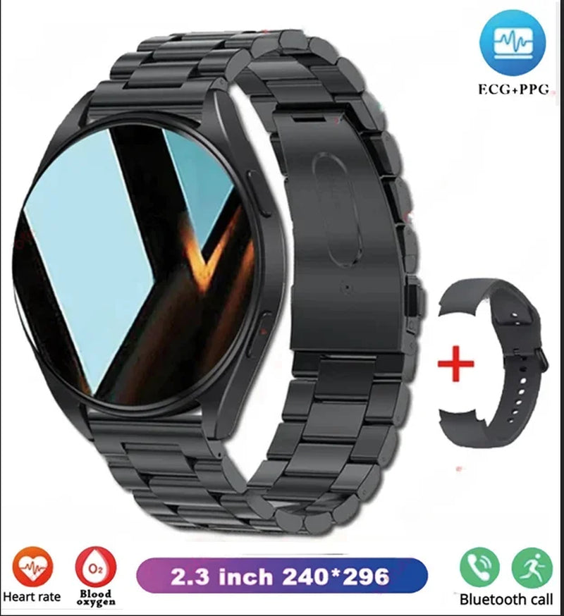 New Bluetooth Call Smart Watch Women Custom Dial Steel Watches Men Sports Fitness Tracker Heart Rate Smartwatch for Android IOS