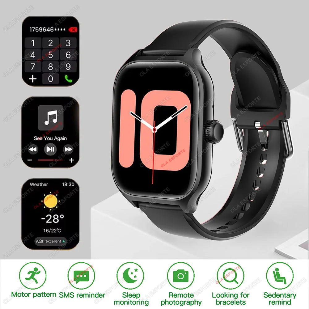 Smart Watch GTS Men Women 1.83 Full Touch Screen Sports Fitness Watch Bluetooth Call Android Phone Digital Multidial Smartwatch
