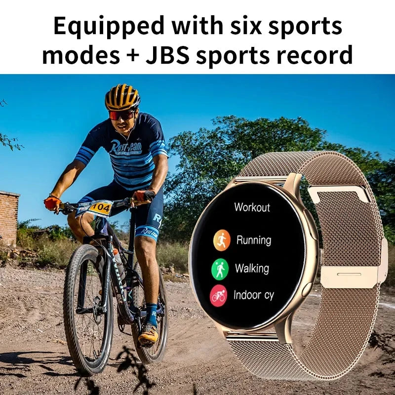New for Samsung Watch 6 Galaxy Smart Watch 2024 BT Call Smartwatch Fitness Tracker Heart Rate Blood Oxygen Sleep Monitor Watches
