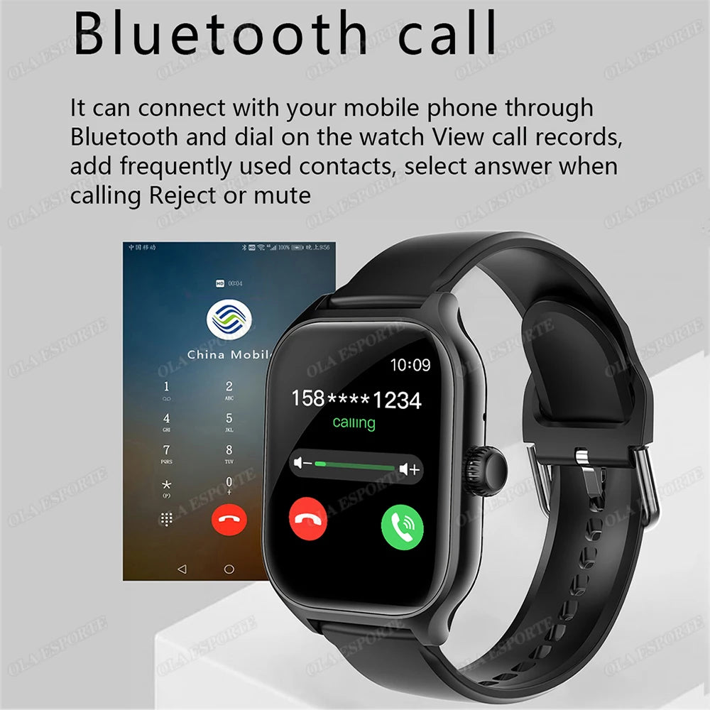 Smart Watch GTS Men Women 1.83 Full Touch Screen Sports Fitness Watch Bluetooth Call Android Phone Digital Multidial Smartwatch