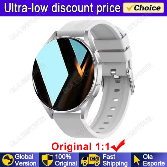 New for Samsung Watch 6 Galaxy Smart Watch 2024 BT Call Smartwatch Fitness Tracker Heart Rate Blood Oxygen Sleep Monitor Watches