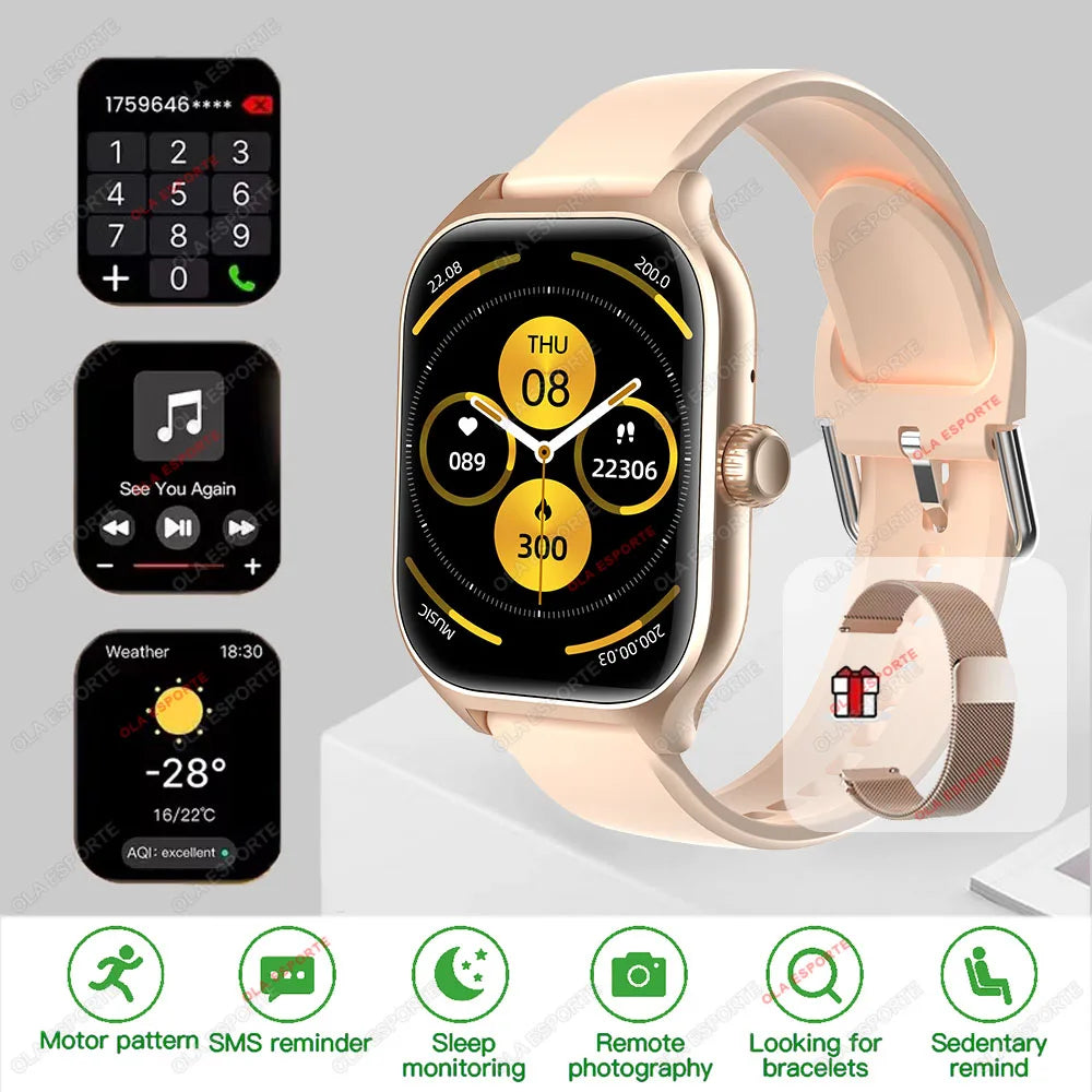 Smart Watch GTS Men Women 1.83 Full Touch Screen Sports Fitness Watch Bluetooth Call Android Phone Digital Multidial Smartwatch